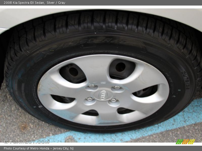 Silver / Gray 2008 Kia Spectra EX Sedan