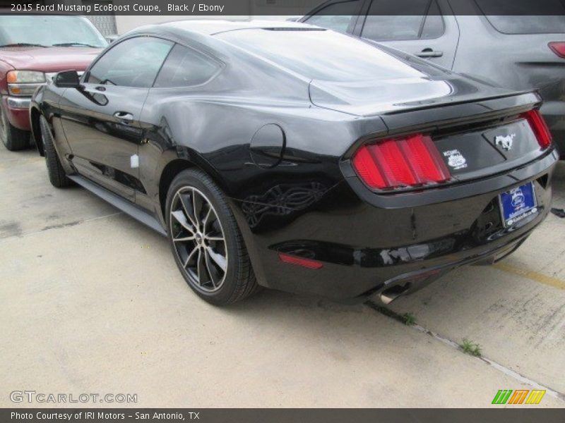 Black / Ebony 2015 Ford Mustang EcoBoost Coupe