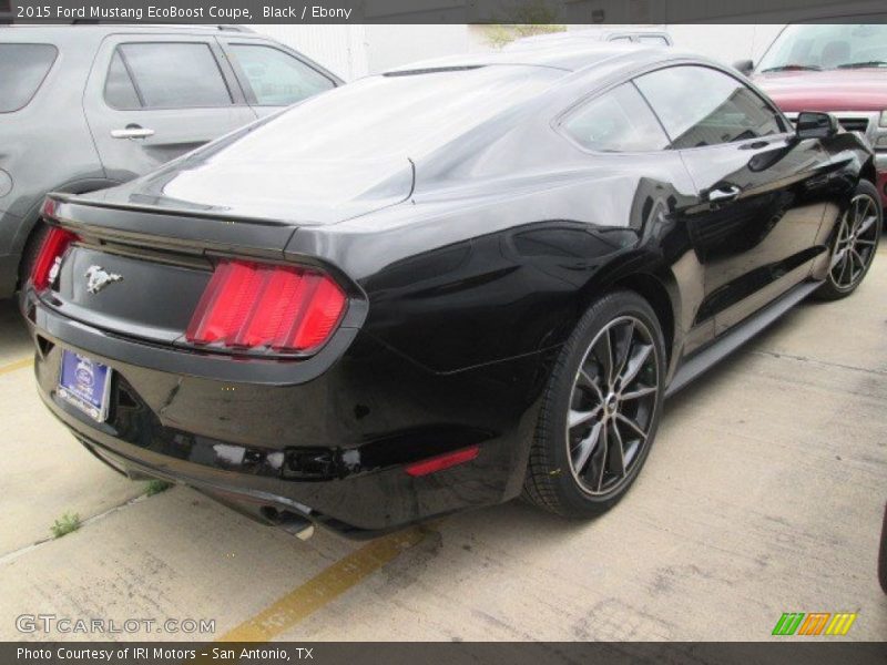 Black / Ebony 2015 Ford Mustang EcoBoost Coupe
