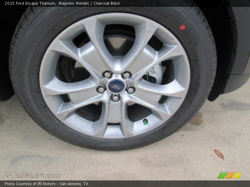 Magnetic Metallic / Charcoal Black 2015 Ford Escape Titanium