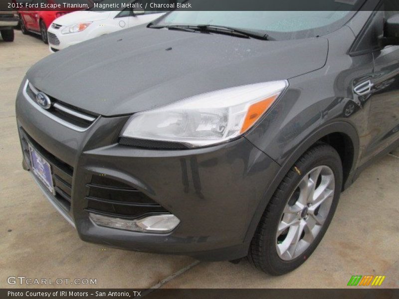 Magnetic Metallic / Charcoal Black 2015 Ford Escape Titanium