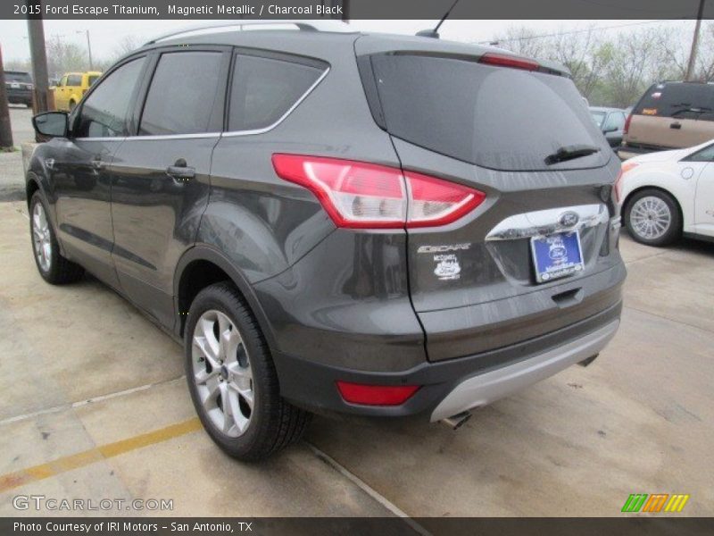 Magnetic Metallic / Charcoal Black 2015 Ford Escape Titanium