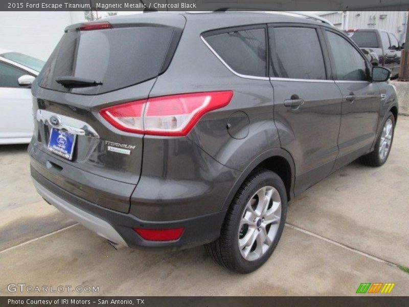 Magnetic Metallic / Charcoal Black 2015 Ford Escape Titanium