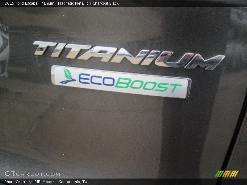 Magnetic Metallic / Charcoal Black 2015 Ford Escape Titanium