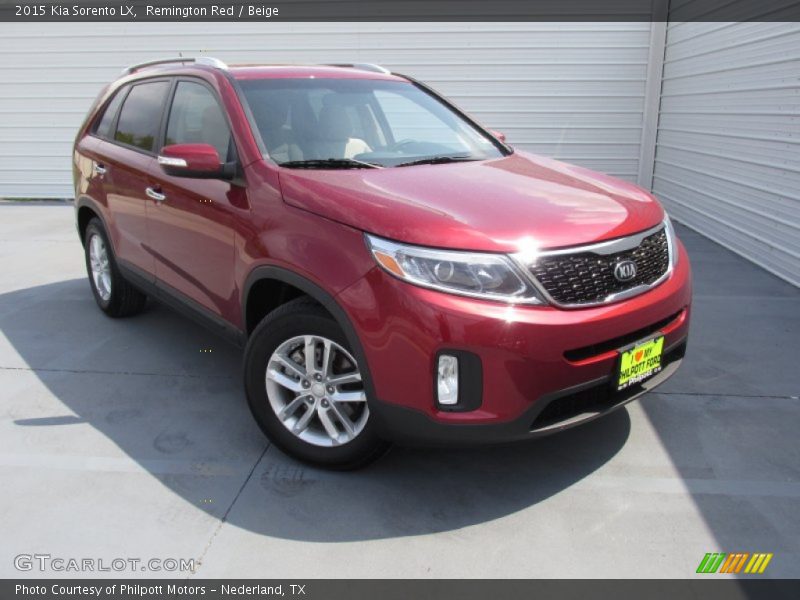 Remington Red / Beige 2015 Kia Sorento LX