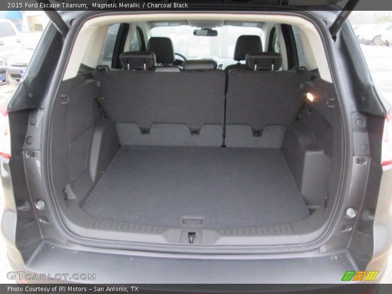Magnetic Metallic / Charcoal Black 2015 Ford Escape Titanium