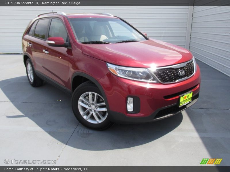 Remington Red / Beige 2015 Kia Sorento LX
