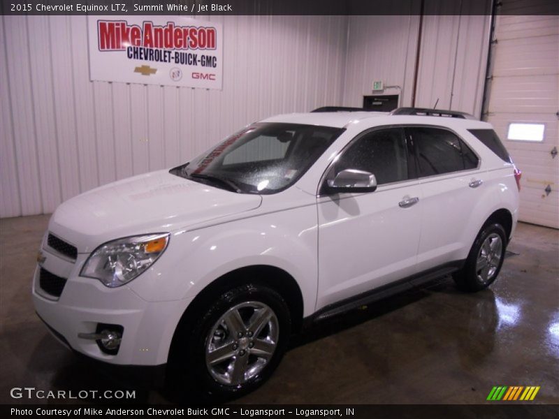 Summit White / Jet Black 2015 Chevrolet Equinox LTZ