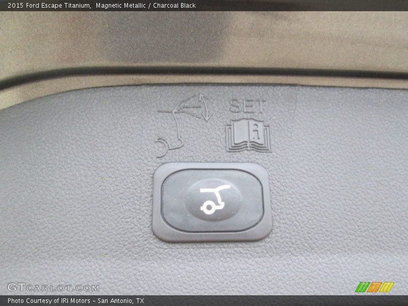 Magnetic Metallic / Charcoal Black 2015 Ford Escape Titanium
