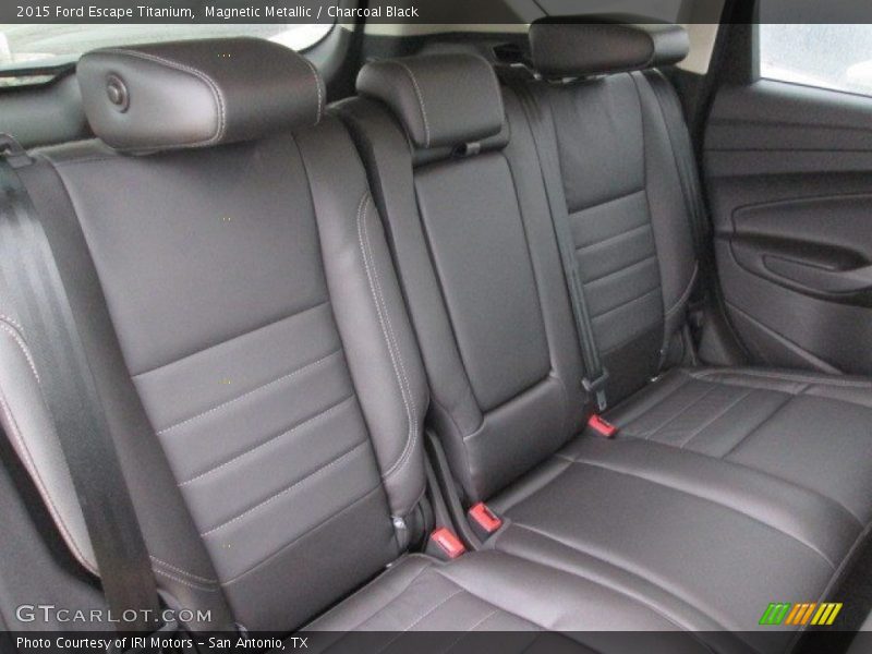 Magnetic Metallic / Charcoal Black 2015 Ford Escape Titanium