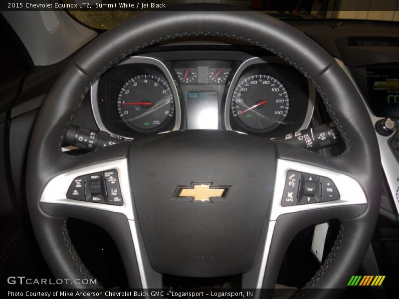 Summit White / Jet Black 2015 Chevrolet Equinox LTZ