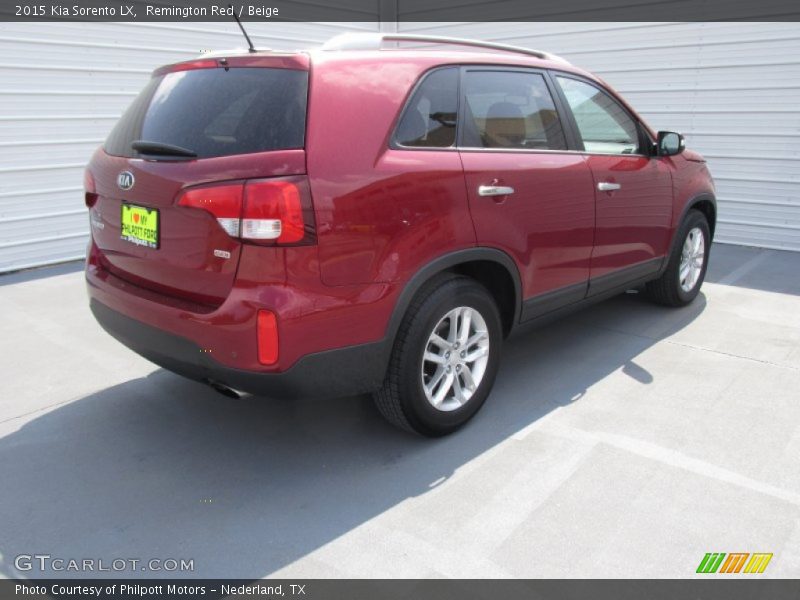 Remington Red / Beige 2015 Kia Sorento LX