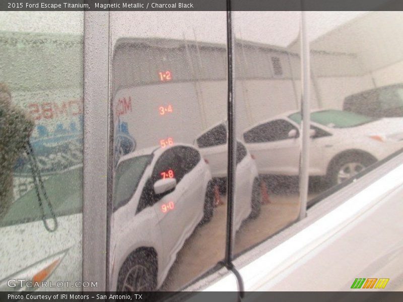 Magnetic Metallic / Charcoal Black 2015 Ford Escape Titanium