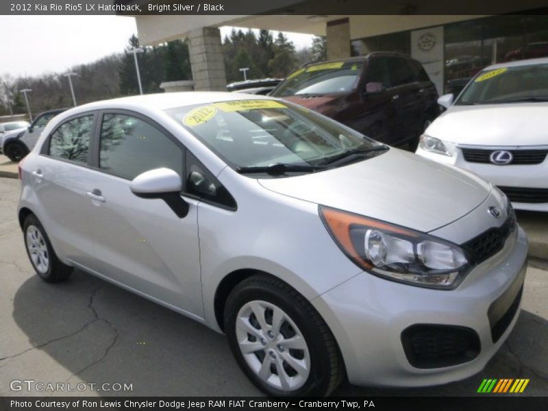 Bright Silver / Black 2012 Kia Rio Rio5 LX Hatchback