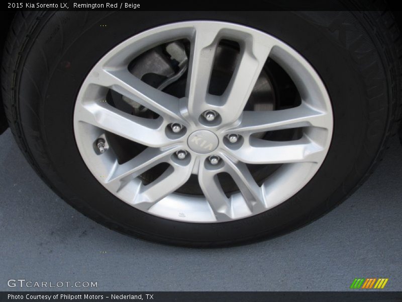 Remington Red / Beige 2015 Kia Sorento LX