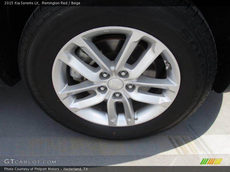Remington Red / Beige 2015 Kia Sorento LX