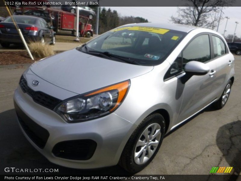 Bright Silver / Black 2012 Kia Rio Rio5 LX Hatchback