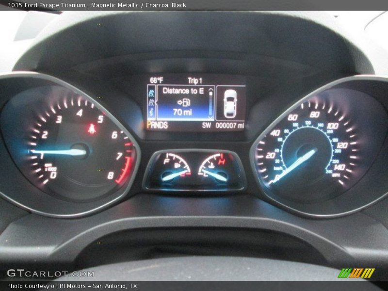 Magnetic Metallic / Charcoal Black 2015 Ford Escape Titanium