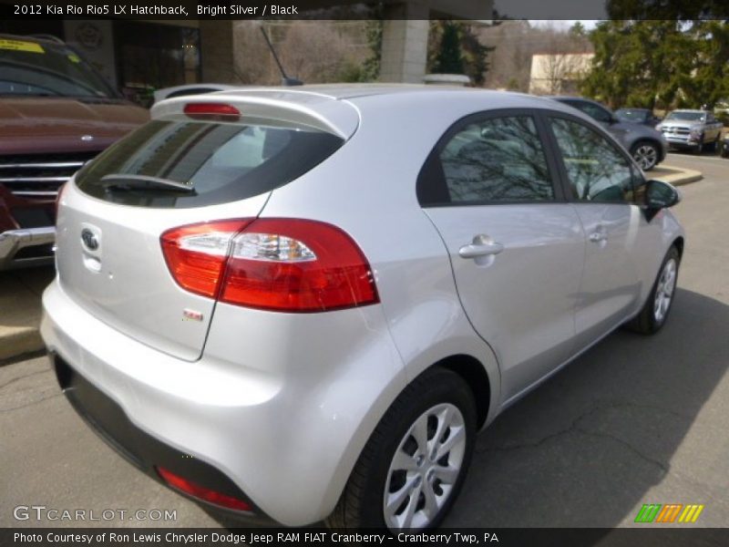 Bright Silver / Black 2012 Kia Rio Rio5 LX Hatchback