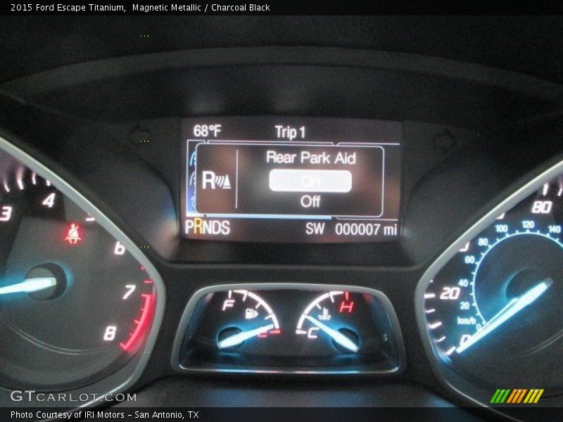 Magnetic Metallic / Charcoal Black 2015 Ford Escape Titanium