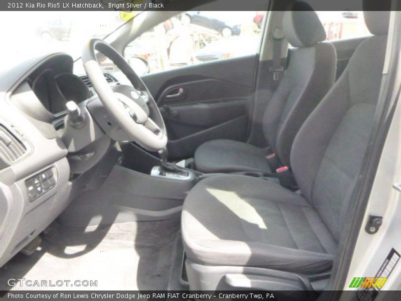 Bright Silver / Black 2012 Kia Rio Rio5 LX Hatchback