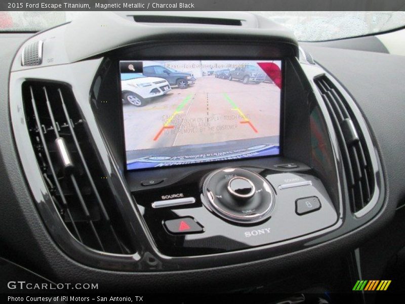 Magnetic Metallic / Charcoal Black 2015 Ford Escape Titanium