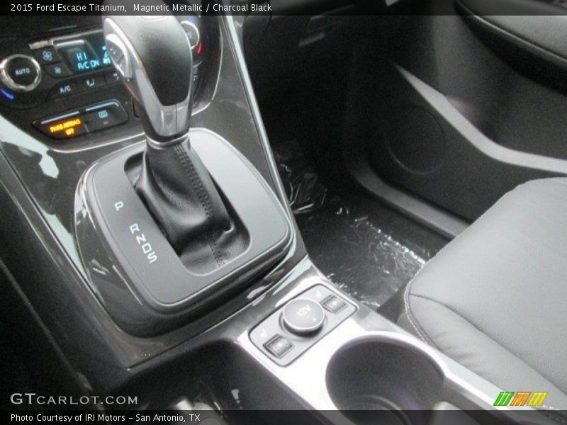 Magnetic Metallic / Charcoal Black 2015 Ford Escape Titanium