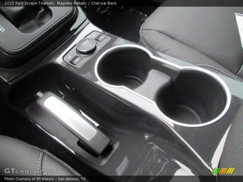 Magnetic Metallic / Charcoal Black 2015 Ford Escape Titanium