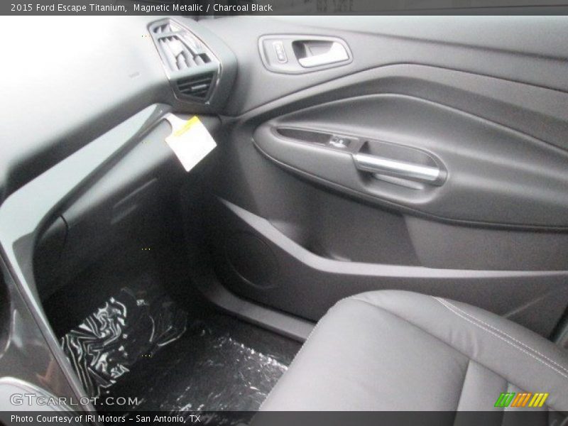 Magnetic Metallic / Charcoal Black 2015 Ford Escape Titanium