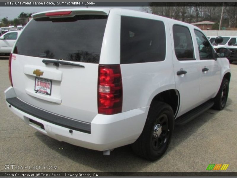 Summit White / Ebony 2012 Chevrolet Tahoe Police