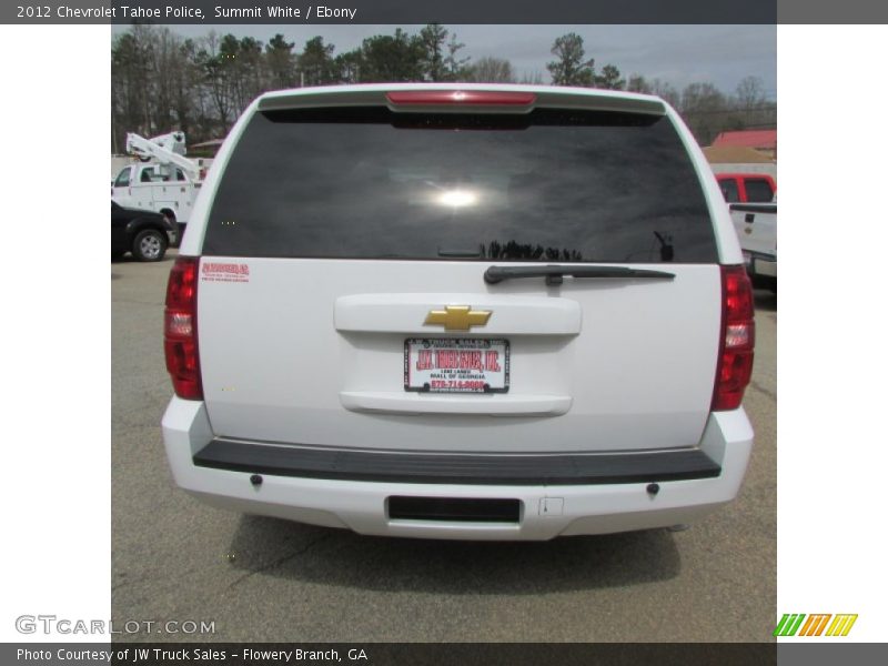 Summit White / Ebony 2012 Chevrolet Tahoe Police