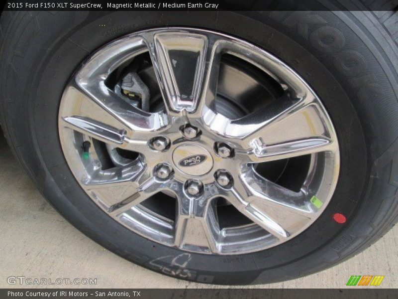 Magnetic Metallic / Medium Earth Gray 2015 Ford F150 XLT SuperCrew