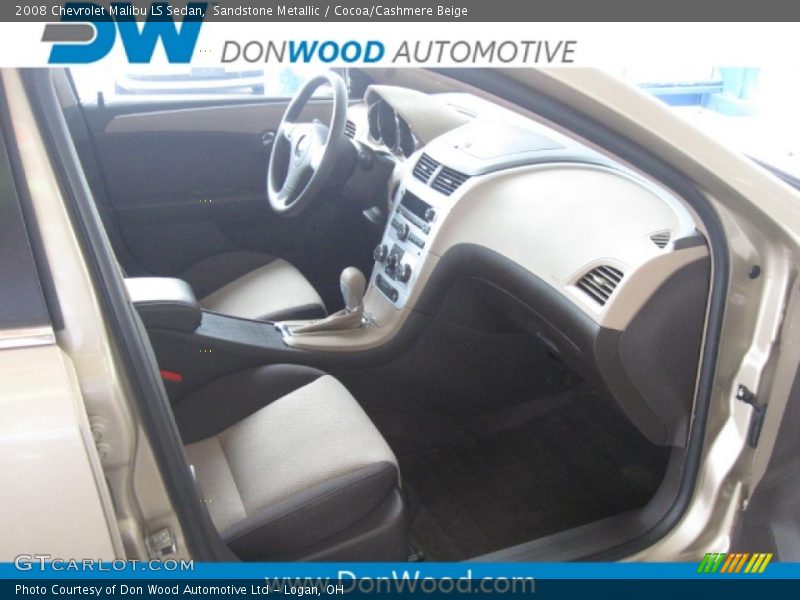 Sandstone Metallic / Cocoa/Cashmere Beige 2008 Chevrolet Malibu LS Sedan