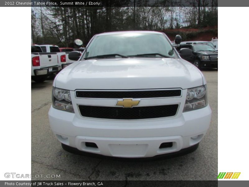 Summit White / Ebony 2012 Chevrolet Tahoe Police