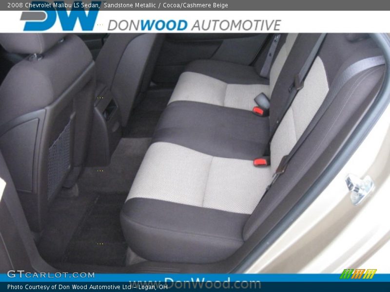 Sandstone Metallic / Cocoa/Cashmere Beige 2008 Chevrolet Malibu LS Sedan