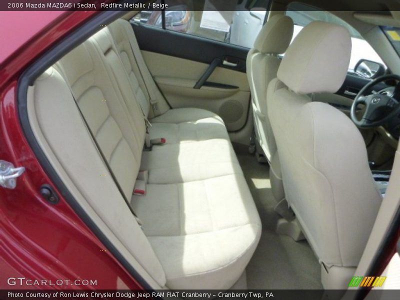Redfire Metallic / Beige 2006 Mazda MAZDA6 i Sedan