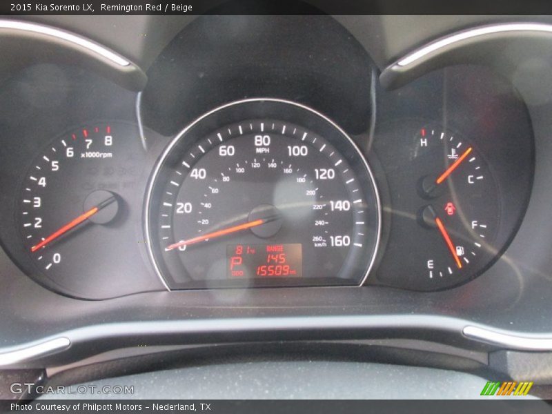 Remington Red / Beige 2015 Kia Sorento LX