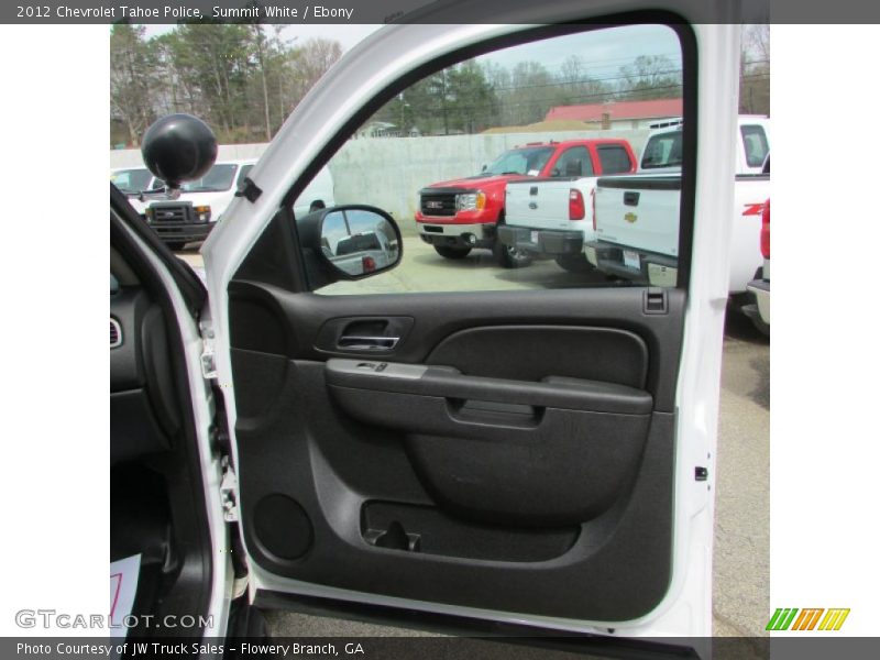 Summit White / Ebony 2012 Chevrolet Tahoe Police