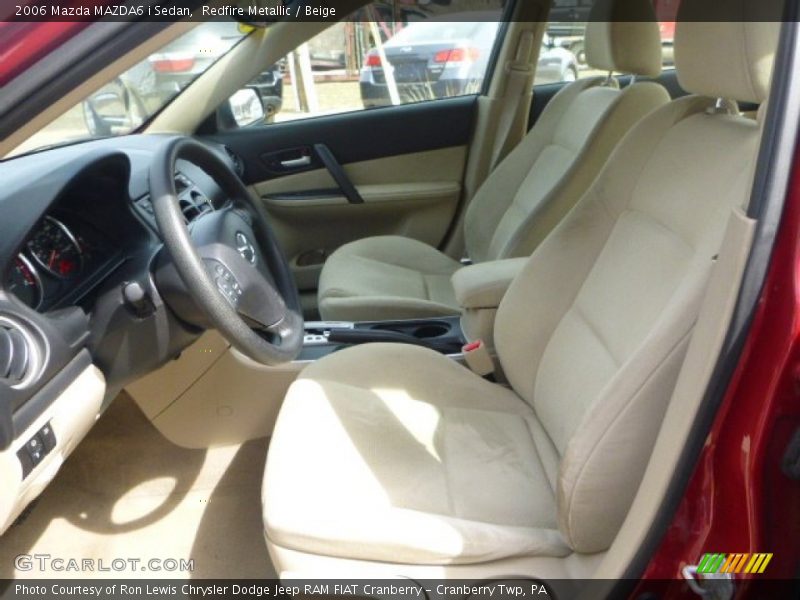 Front Seat of 2006 MAZDA6 i Sedan
