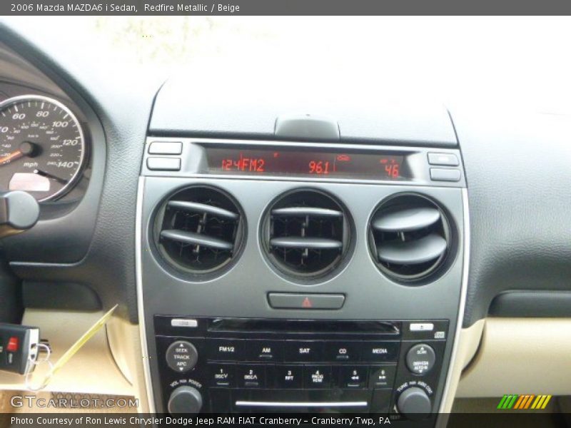 Redfire Metallic / Beige 2006 Mazda MAZDA6 i Sedan
