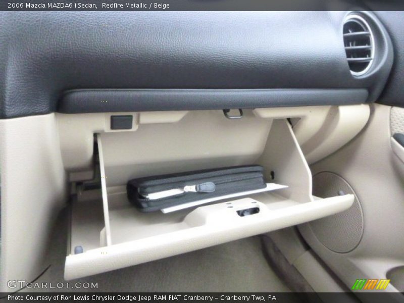 Redfire Metallic / Beige 2006 Mazda MAZDA6 i Sedan