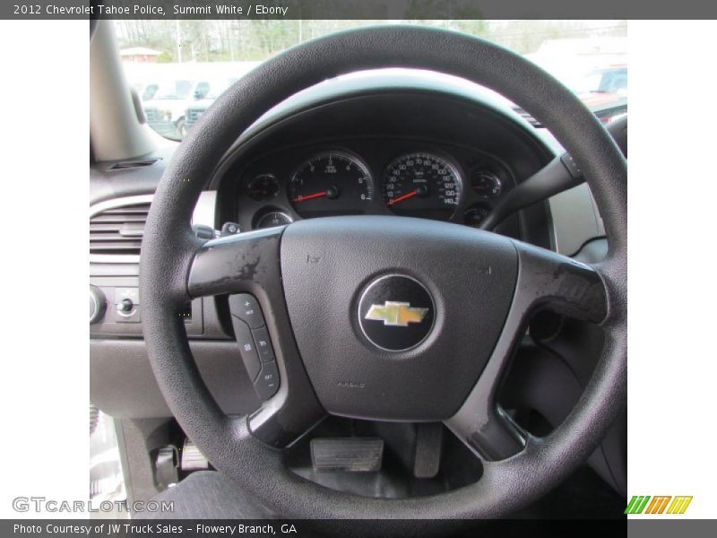 Summit White / Ebony 2012 Chevrolet Tahoe Police
