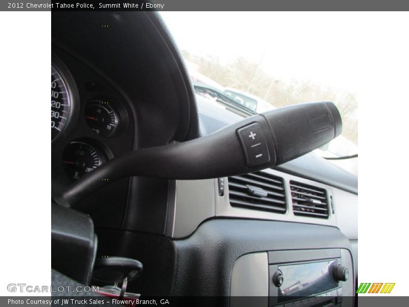 Summit White / Ebony 2012 Chevrolet Tahoe Police