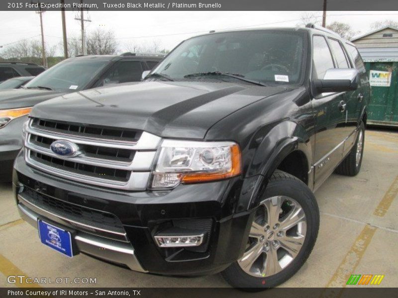 Tuxedo Black Metallic / Platinum Brunello 2015 Ford Expedition Platinum