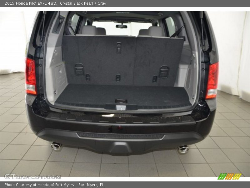 Crystal Black Pearl / Gray 2015 Honda Pilot EX-L 4WD