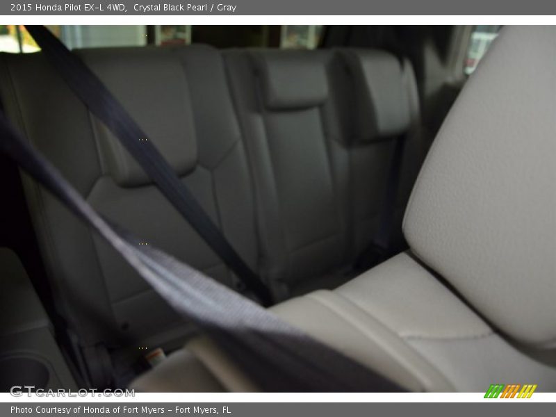 Crystal Black Pearl / Gray 2015 Honda Pilot EX-L 4WD