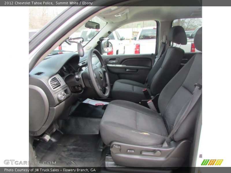 Summit White / Ebony 2012 Chevrolet Tahoe Police