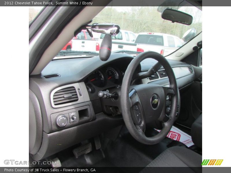 Summit White / Ebony 2012 Chevrolet Tahoe Police