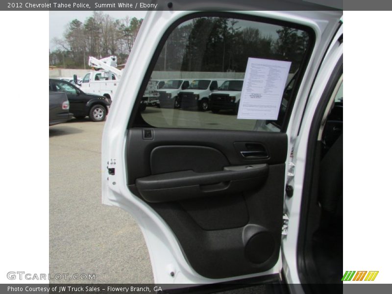 Summit White / Ebony 2012 Chevrolet Tahoe Police