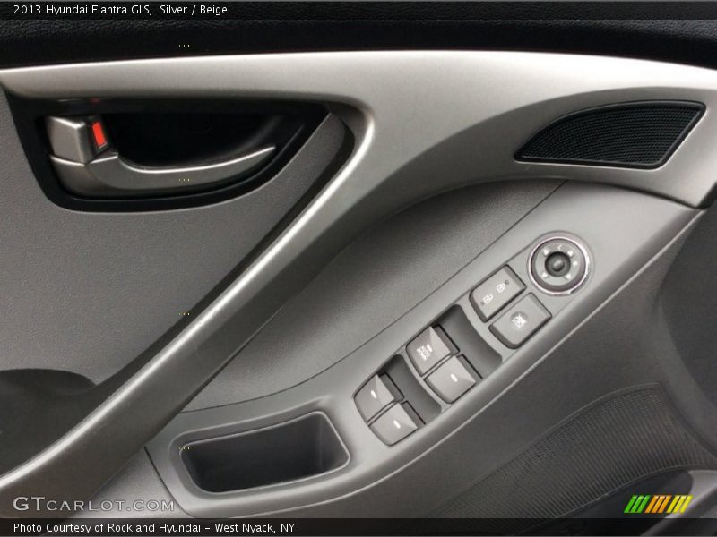 Silver / Beige 2013 Hyundai Elantra GLS